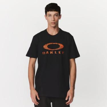 Imagem de Camiseta Oakley Ellipse Fingerprint SS Preta, G