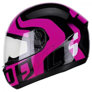 Imagem de Capacete Peels Spike New Ghost Preto e Rosa-Feminino