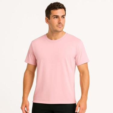 Imagem de Camiseta Masculina Basica 100% Algodão Dia a Dia, Trabalho, Treino, Academia, Corrida-Masculino