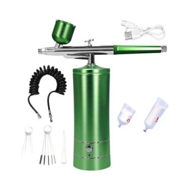 Imagem de Kit De Aerógrafo Portátil Sem Fio Com Compressor, Mini Pistola De Pint
