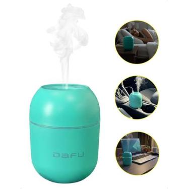 Imagem de Umidificador de Ar Ultrassônico Portátil Silencioso 220ml Luz Noturna 