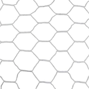 Imagem de Rede para Gol Futebol Society 6m Fio 4.0 Colmeia Pangué, Branco, Único