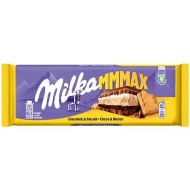 Imagem de Barra de Chocolate Milka Recheio Choco Biscuit 300g