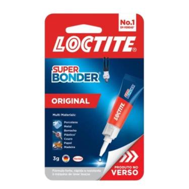 Imagem de Cola Super Bonder 5g Adesivo Instantâneo Fixação Rápida Reparos Reside