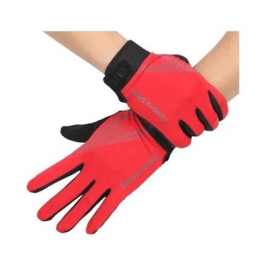 Imagem de Luvas Unissex Respiráveis Com Tela Sensível Ao Toque Para Ciclismo E D