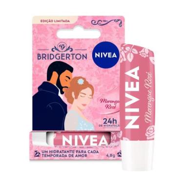 Imagem de Hidratante Labial NIVEA Merengue Rosé Ed. Limitada Bridgerton 4,8g