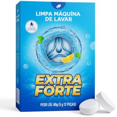 Imagem de Pastilhas para Limpeza de Máquina de Lavar Roupa – Remove Mau Cheiro, Mofo e Resíduos – Limpeza Profunda do Tambor (Efervescente)