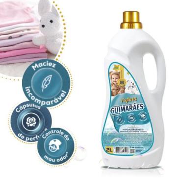 Imagem de Amaciante De Roupas 2L Fofura Premium Profissional Hipoalergênico Para