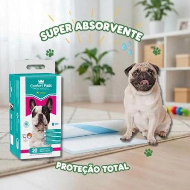 Imagem de Tapete Higiênico 55x60cm Super Absorvente com Gel Antivazamento Confor
