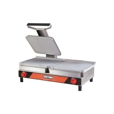 Imagem de Sanduicheira a Gás Conjugada Chapa Estriada SACE-G Croydon