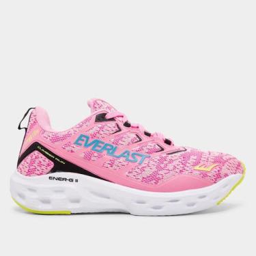 Imagem de Tênis Everlast Climber Run Feminino, Rosa, Azul, 40