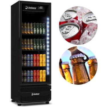 Imagem de Cervejeira Full Black Refrigerador Porta De Vidro 569 L CCV355 Com LED