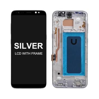 Imagem de Tela LCD Samsung Galaxy S8 plus Com Aro De Substituição Para S8+ G955 