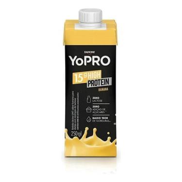 Imagem de Yopro Danone Banana 15g Proteina Whey - 12 Unidades - Congratulations 