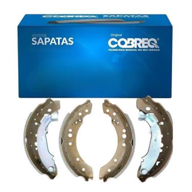 Imagem de Sapata Lona Freio Traseiro Citroen C3 1.4/1.6 2003 Ate 2012 - COBREQ