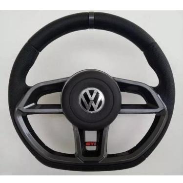 Imagem de Volante Esportivo Caminhão Volkswagen Grafite VW 8150