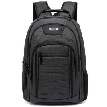 Imagem de Mochila Executiva Notebook Reforçada Hurley Trabalho Faculdade Resiste