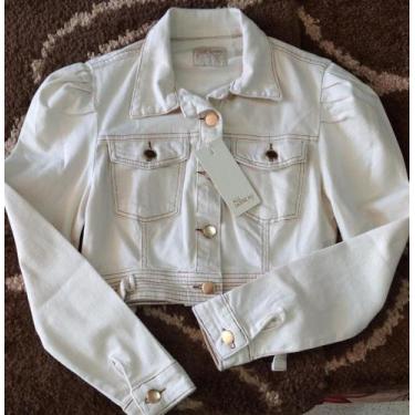 Imagem de Jaqueta jeans feminina curta super confortável super elegante