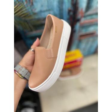Imagem de Tênis Moleca Slip On Flatform Nude, 35