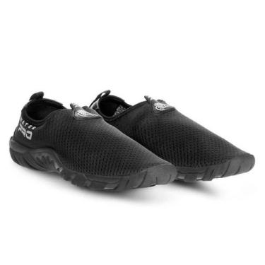 Imagem de Sapatilha Esportiva Bad Fish Water Pro Preto Furadinho Neoprene Sola d