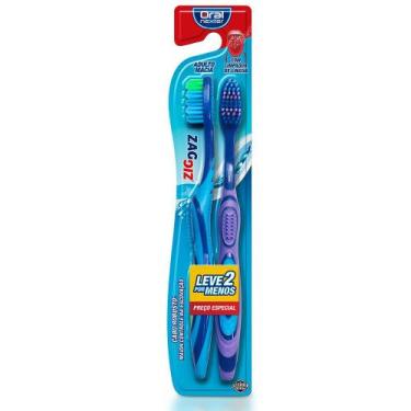 Imagem de Escova Dental Zig Zag Macia NEXTER 2 Unidades