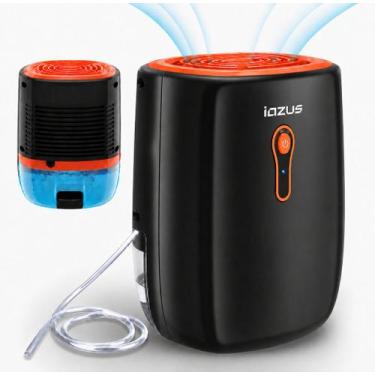 Imagem de Desumidificador de Ar Antimofo 800ml Bivolt Preto IAZUS DH700P