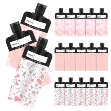 Imagem de Bolsas de viagem ANNGO para produtos de higiene pessoal, 90 ml, aprova