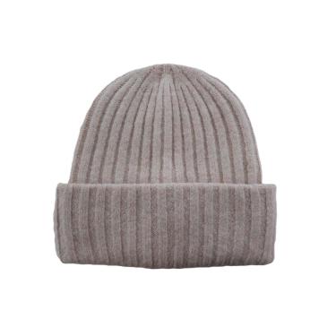 Imagem de Gorro Feminino Basic+ Malha Poliéster Bege Claro