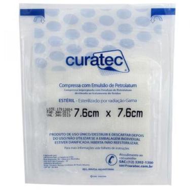 Imagem de Curativo Emulsão Petrolatum 7,6cm x 7,6cm Curatec