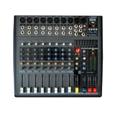 Imagem de Mesa De Som CMX8C Com 8 Canais CINZA - CUSTOM SOUND