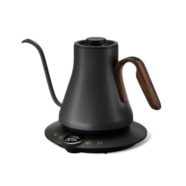 Imagem de Chaleiras elétricas, chaleira elétrica INTASTING pescoço de ganso, controle de temperatura ± 1 ° °C, interior de aço inoxidável, aquecimento rápido, para derramar sobre café, preparar chá, ferver água