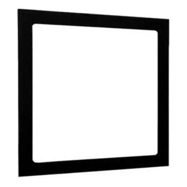 Imagem de Luminária Painel Plafon Embutir LED 18w Slim 20x20 Quadrado Preto Luz 