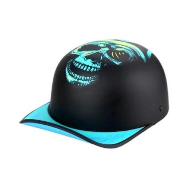 Imagem de Capacete Retro Vintage Aberto Para Adultos, Ideal Para Verão, Motocicl