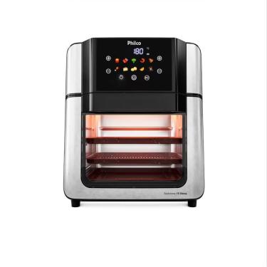 Imagem de Fritadeira Elétrica Air Fryer Oven Philco PAF15A Redstone 15L 1900W Revestimento Antiaderente Porta Removível Inox 110V