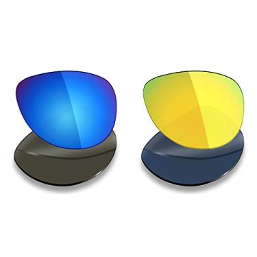 Imagem de Mryok 2 pares de lentes polarizadas de substituição para óculos de sol Oakley Plaintiff – Opções