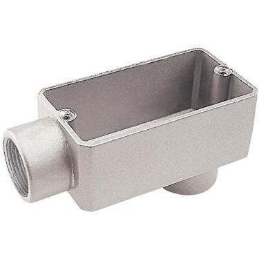 Imagem de Condulete fixo 1.1/4" tipo "LB" - com tampa / rosca BSP / sem pintura Tramontina