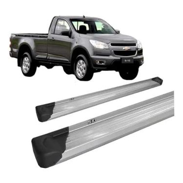 Imagem de Estribo S10 2012 ate 2020 chapa Alumínio Prata C/S