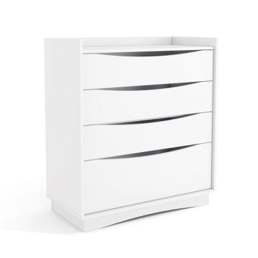 Imagem de Cômoda Meg 4 Gavetas Branca