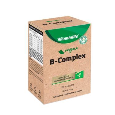 Imagem de Suplemento Alimentar Vitaminlife Vegan B-Complex 60 Cápsulas 60 Cápsulas