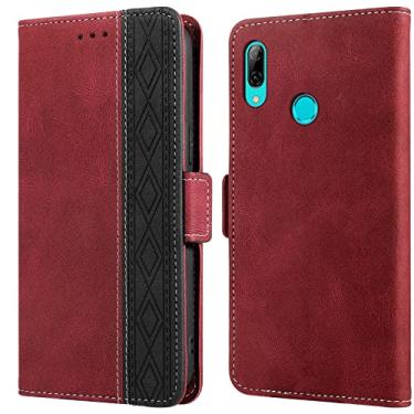 Imagem de For Huawei P smart 2019 Stitching Side-Magnetic RFID Leather Phone Case