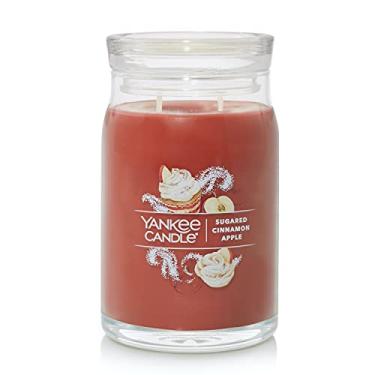 Imagem de Yankee Candle Vela de pote grande com assinatura da maçã açucarada canela