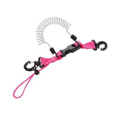 Imagem de #N/A Scuba Diving Elastic Spring Coil Torch Camera Lanyard W/Clips Quick Release - Rosa B, 27 x 2,5 cm