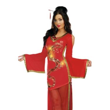 Imagem de Dreamgirl Fantasia feminina Dragon Mistress, Vermelho, G