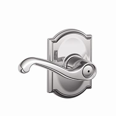 Imagem de SCHLAGE F40 FLA 625 CAM Camelot Collection Flair alavanca de privacidade, cromado brilhante