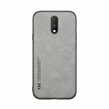 Imagem de Kepuch Silklike Capa para Oneplus 7 - Case Placa de Metal Embutida para Oneplus 7 - Cinza