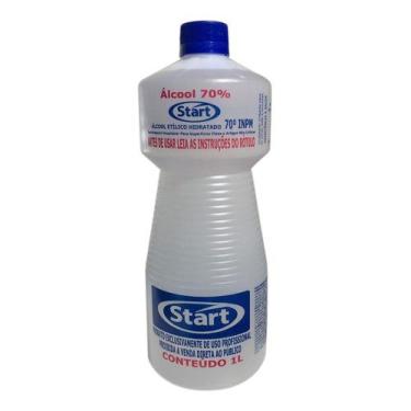 Imagem de Álcool Etílico Hidratado 70% Inpm Liquido Start 1 Litro