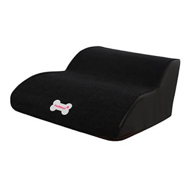 Imagem de Fenteer Escadas de rampa para cães escadas portátil Escada anti-rampas, preto