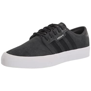 Imagem de adidas Originals Tênis masculino Seeley Xt, Carbono/preto/branco, 7