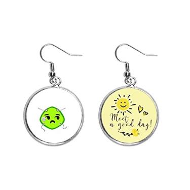 Imagem de Brinco verde flor flor flor flor flor flor flor flor flor flor jóia moda