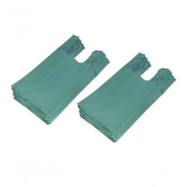 Imagem de 500 Sacolas Plasticas 40x50 Verde Reciclada